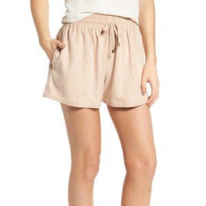 Bishop + Young faux suede high waist shorts size M